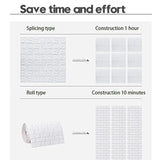 BRIQEA LOFT WALL – Sticker mural effet brique autocollant